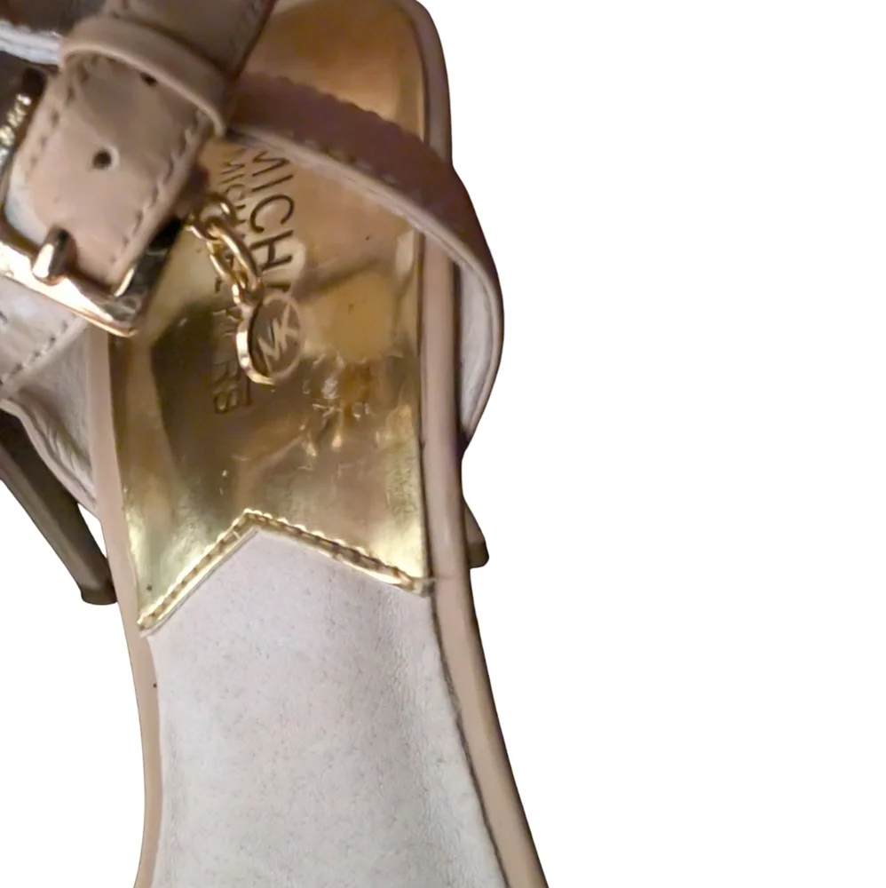 Elegant Cream High Heel Sandals